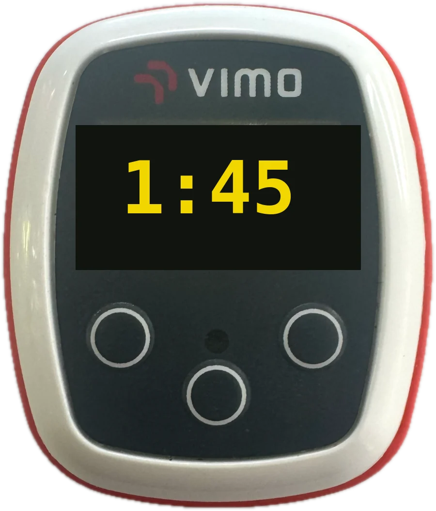Vimo tempo trainer in Pace mode
