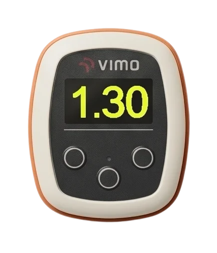 Vimo tempo trainer with the tempo set to 1.30 seconds